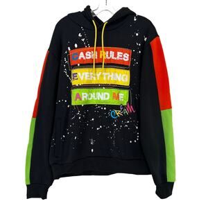 Switch Remarkable Cash Rules Everything Around Me Hoodie Sz L